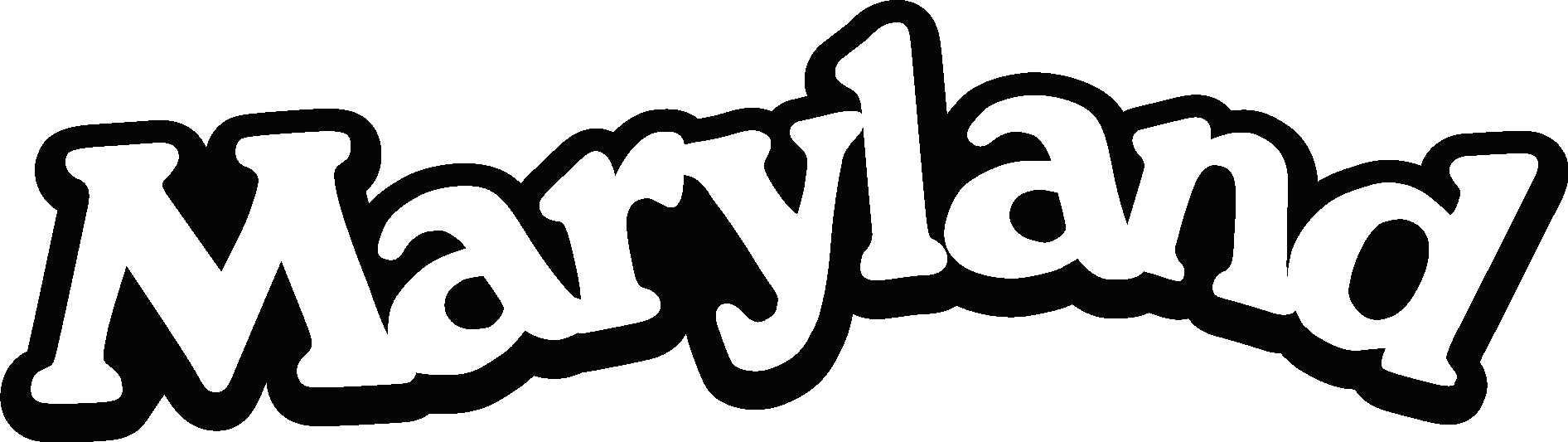 Maryland Black Logo Vector Logo
